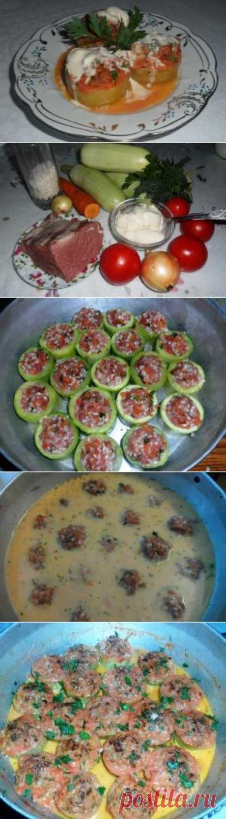 кабачки фаршированные мясом. | Домашняя еда