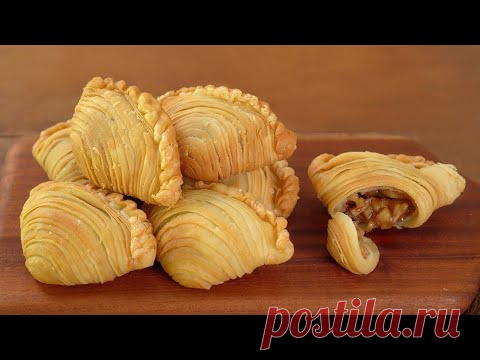 [Without Oven] Crispy Apple Pie Recipe Like Pastry :: Spiral Puff