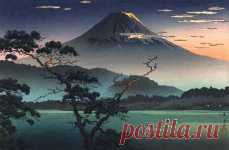 Какая ночь! Японские гравюры Hasui Kawase (1883-1957), Tsuchiya Koitsu (1879-1949)