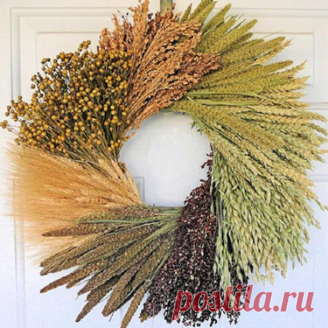 Колоски пшеницы — настоящая сокровищница стильных идей — HandMade