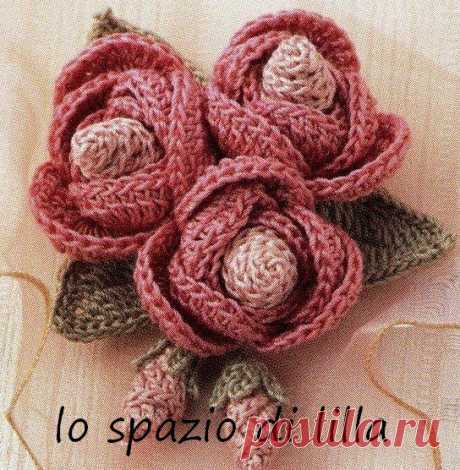 ergahandmade: Crochet Brooch + Diagrams
