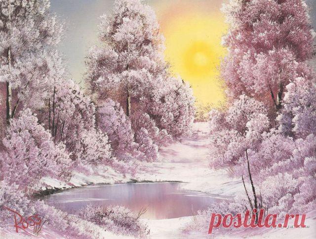 Я любуюсь, природа, тобою, художник Bob Ross | Современное искусство