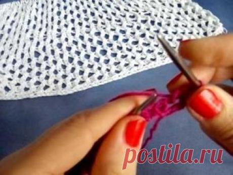 Узор "Сетка". Вязание спицами. Мой инстаграм: https://www.instagram.com/knitting_elvira/ Мои мастер-классы: https://youtu.be/oxqMMJ2qDc8 Мой канал: https://www.youtube.com/channel/UC2cjXCd...