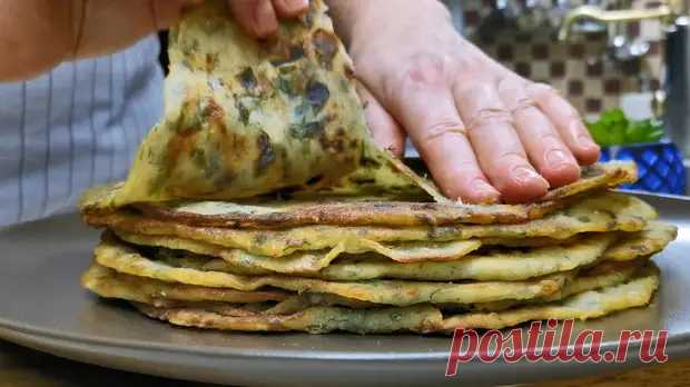 Самые ленивые и самые тонкие Кутабы из картошки на скорую руку - Будет вкусно - Медиаплатформа МирТесен