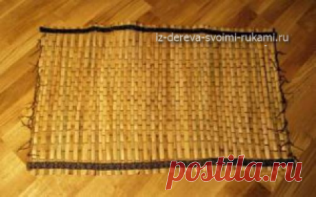 Плетение циновки из рогоза своими руками