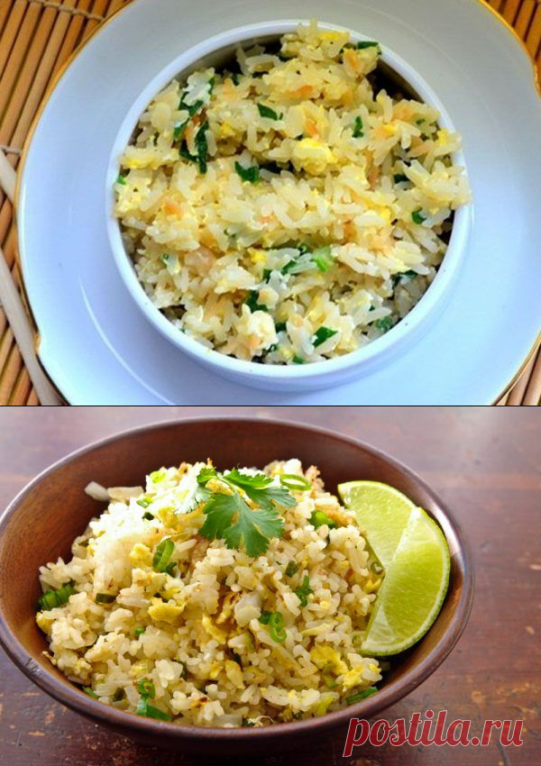 Рис с чесноком. Вроде так просто, а как вкусно получается! Такой рис намного вкуснее отварного!