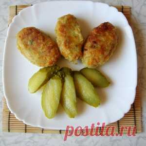Постные котлеты из картофеля и риса