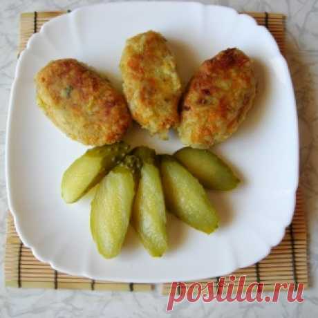 Постные котлеты из картофеля и риса