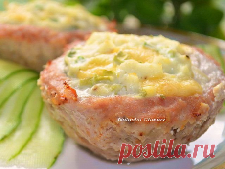 Мясной кекс с сырной начинкой | Don Аппетит