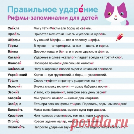СТАВИМ УДАРЕНИЕ ПРАВИЛЬНО