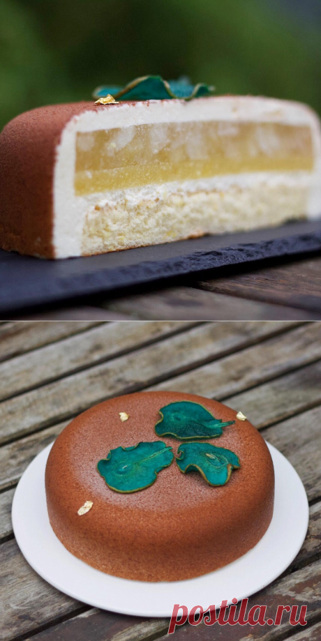 Муссовый торт «Груша-лимон» | HomeBaked