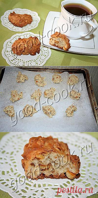 Хорошая кухня - овсяное печенье с апельсиновыми цукатами. Кулинарная книга рецептов. Салаты, выпечка.