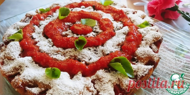 Клубничный пирог Кулинарный рецепт(***)