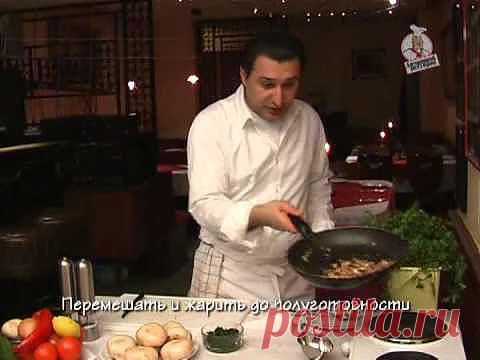 Фаршированные грибы с креветками | passion.ru