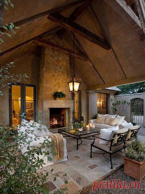 28 неординарных идей уютных каминов и грилей | Тысяча и одна идея