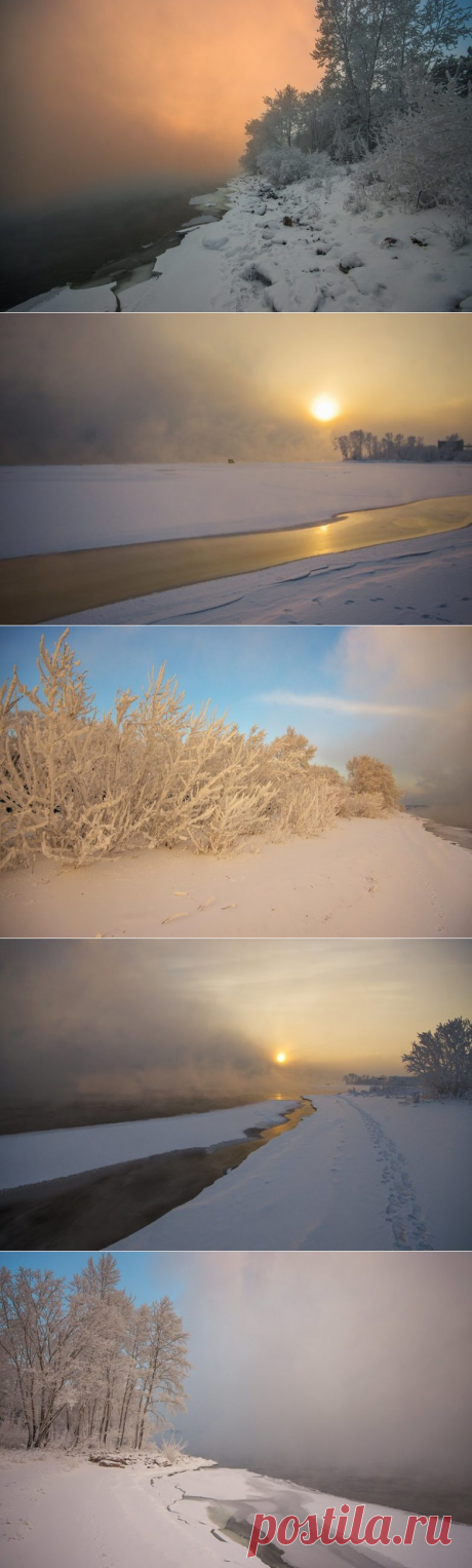 В царстве Берендея: завораживающие фото с заснеженных берегов Енисея / Туристический спутник