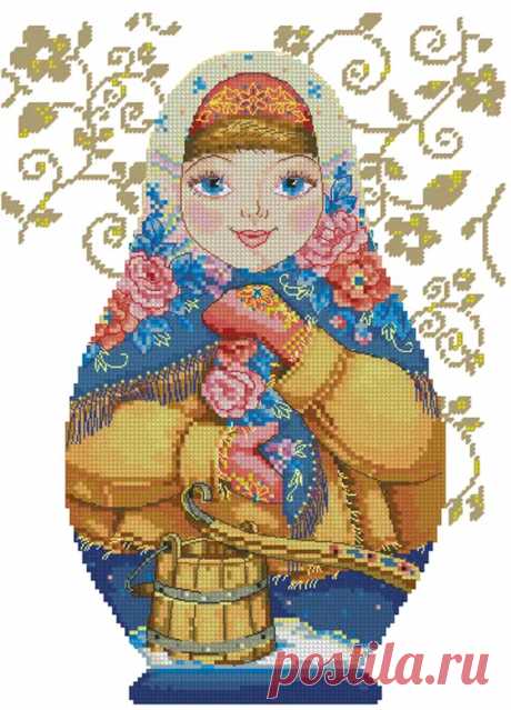 Матрешки.Зимняя краса - Домоводство - медиаплатформа МирТесен