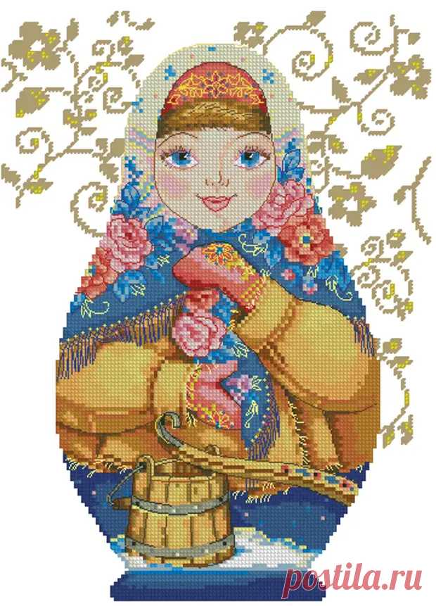 Матрешки.Зимняя краса - Домоводство - медиаплатформа МирТесен
