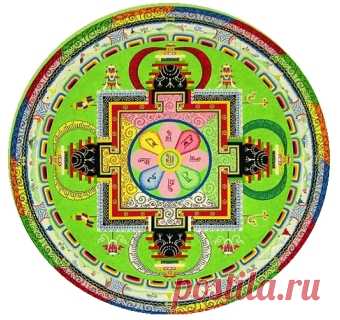 Изображение мандала, для аппликации, рисунка, творчества