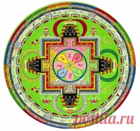 Изображение мандала, для аппликации, рисунка, творчества