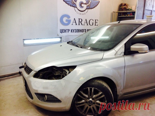 Кузовной ремонт Форд Фокус 1 хэтчбек (Ford Focus I Hatchback) в Санкт-Петербурге – работы кузовного центра Garage