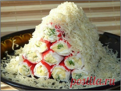Крабовые палочки с начинкой