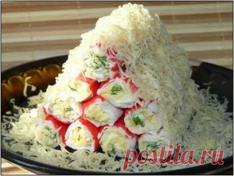 Крабовые палочки с начинкой