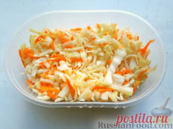 Рецепт: Домашняя маринованная капуста на RussianFood.com