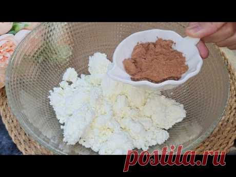 БЕРУ ТВОРОГ И КАКАО! СЫРНИКИ ТЕПЕРЬ НЕ ДЕЛАЮ! НАШЛА РЕЦЕПТ ПРОЩЕ И ВКУСНЕЕ. Боже как вкусно.