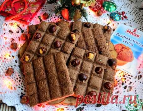 Песочное печенье "Шоколадка"