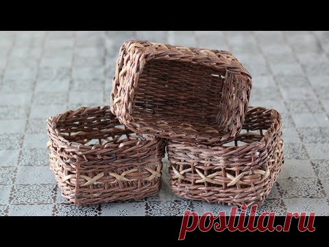 Ажурная коробочка с узором 