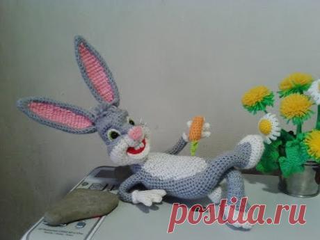 Багз Банни,ч.3.  Bugs Bunny, р.3.  Amigurumi. Crochet.  Амигуруми. Игрушки крючком.
