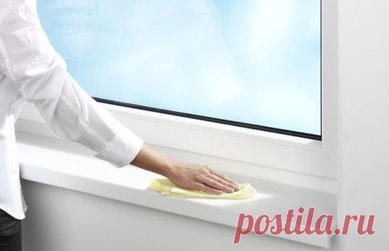 Хотите вернуть вашему подоконнику былую белизну? Эти способы могут вам в этом помочь
