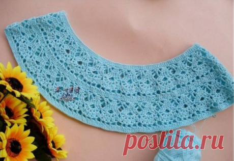 Большая подборка схем кокеток крючком