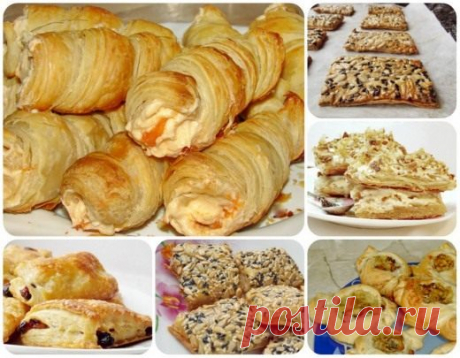 10 рецептов из слоёного теста + "Торты из слоеного теста" 20 рецептов