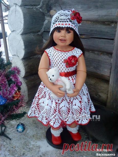 Детские платья крючком. Работы Виктории