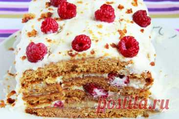 Вкусный десерт: медовик с фруктами — Journal women