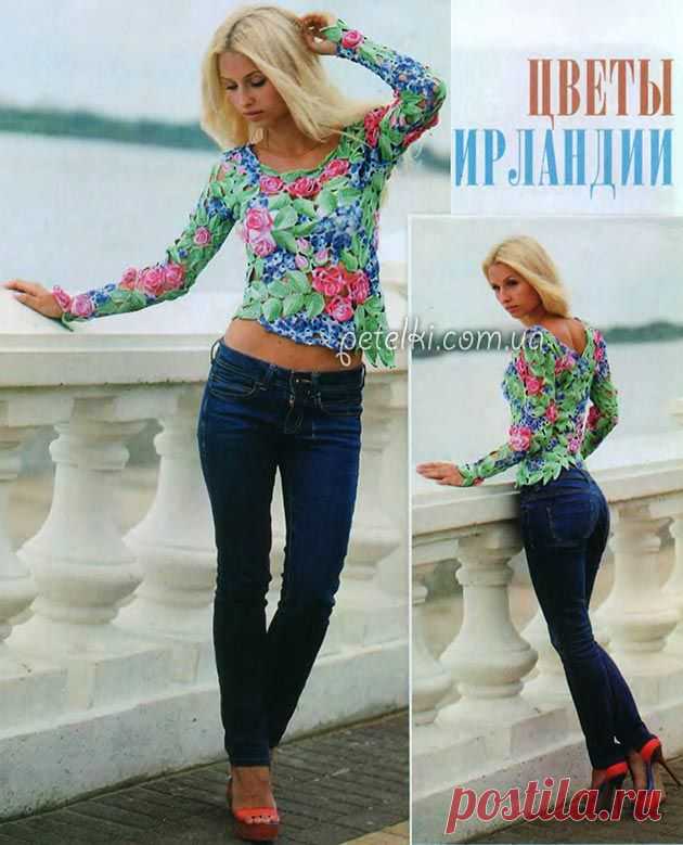 Кофточки крючкои и спицами со схемами » Страница 5