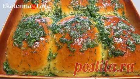ПАМПУШКИ с чесноком к борщу! САМЫЕ ВКУСНЫЕ! Тесто как ПУХ на кефире