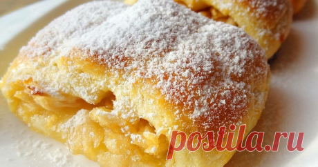 Рулетики с яблоками на скорую руку | Мягкие и вкусные | Вкусно и Полезно | Пульс Mail.ru