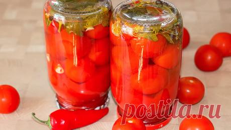 Помидоры на зиму в собственном соку. Заготовка томатов без уксуса | IrinaCooking | Яндекс Дзен