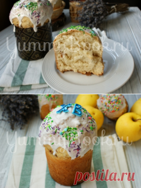 Простой пасхальный кулич - пошаговый рецепт с фото