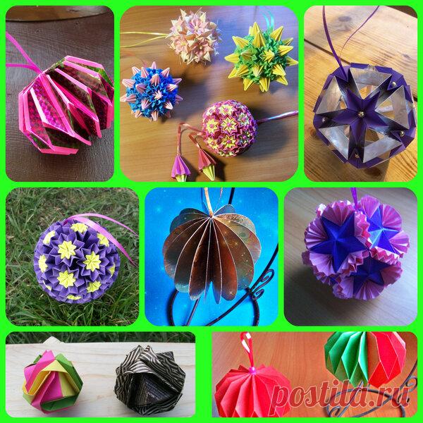Новогодние Шары Из Бумаги Без Основы - Мастер-классы | Поделки и Подарки Своими Руками | Яндекс Дзен