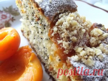 Абрикосовый пирог с маком!