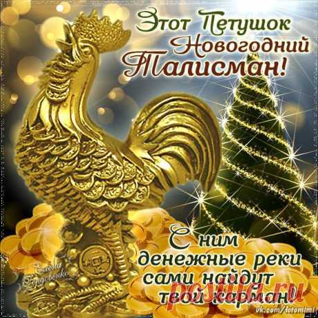 Новогодний талисман на 2017
 Красивые картинки и открытки  vk.com/fotomimi