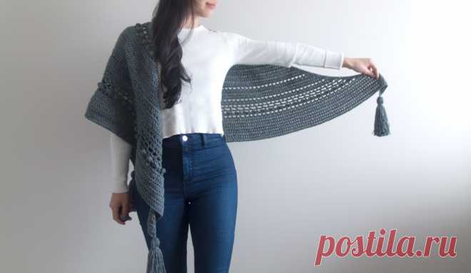 Free crochet pattern - Stormborn Wrap - for the frills