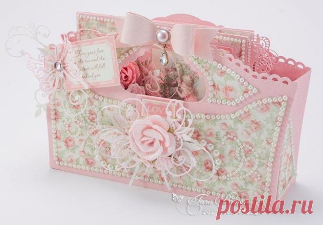 Pion Design Cherry Blossom Lane Flower Wagon | Tara's Craft Studio