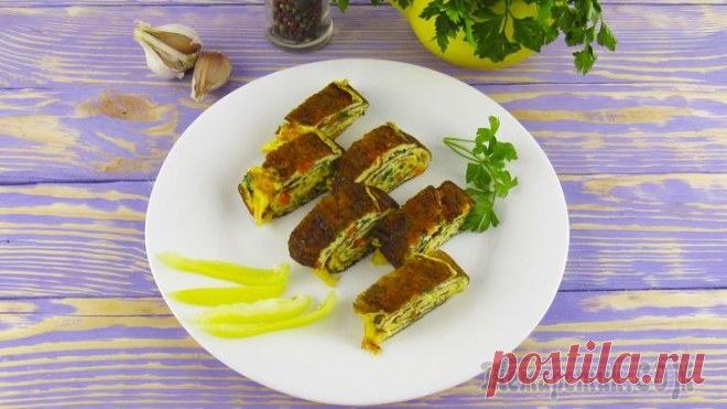 Омлет-рулетом - нежный, вкусный и просто тает во рту! Невероятно вкусный завтрак! Приветствую всех. Сегодня я хочу с вами поделиться рецептом приготовления омлета-рулета. Омлет получается вкусным, нежным и сочным, его вкус придется по душе многим. Ингредиенты: Яйца - 3 шт.Молоко - ...