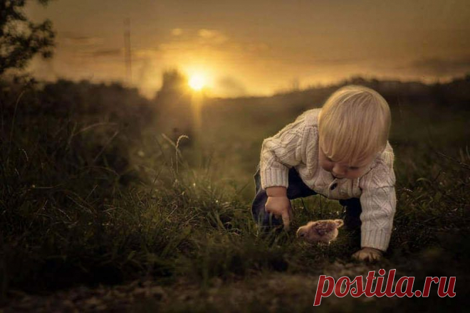 Дети приходят к родителям. Не наоборот.