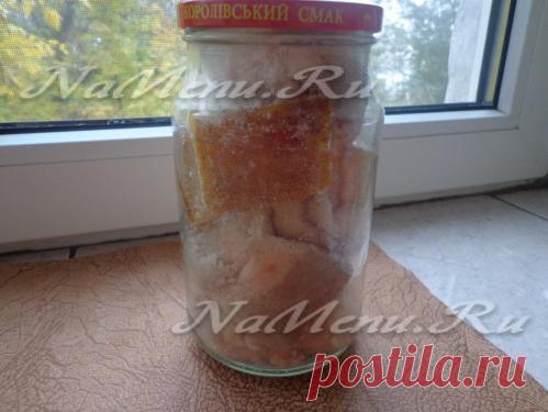 Как посолить сало в домашних условиях